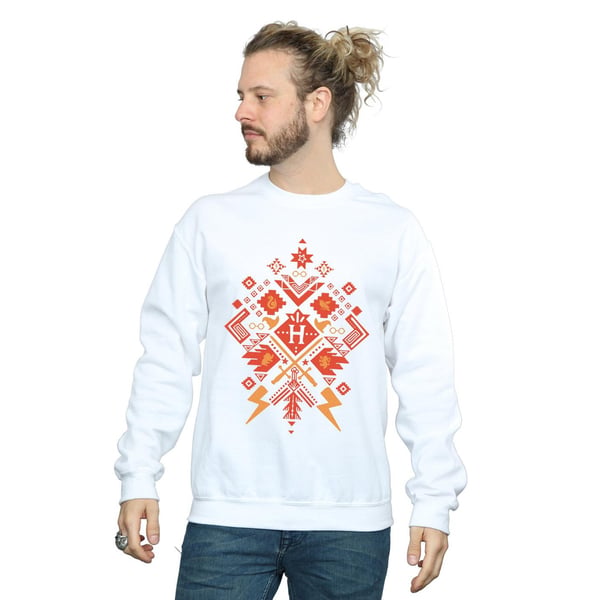 Harry Potter Mens Christmas Fair Isle Sweatshirt