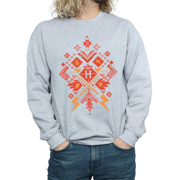 Harry Potter Mens Christmas Fair Isle Sweatshirt