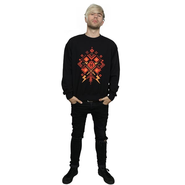 Harry Potter Mens Christmas Fair Isle Sweatshirt