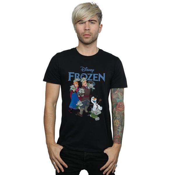 Disney Mens Frozen Happy Trolls T-Shirt