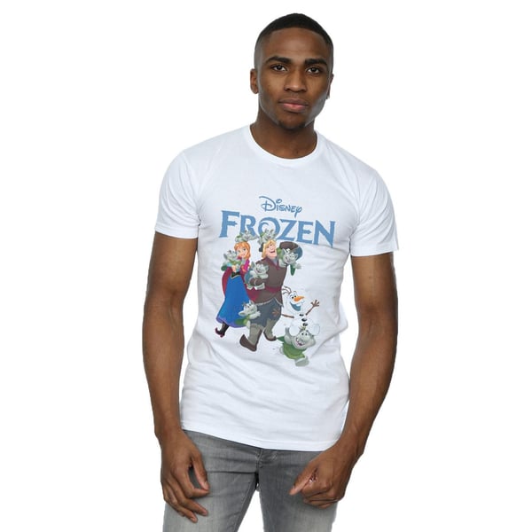 Disney Mens Frozen Happy Trolls T-Shirt