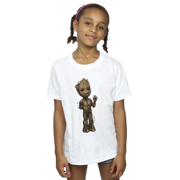 Marvel Girls I Am Groot Wave Pose Cotton T-Shirt