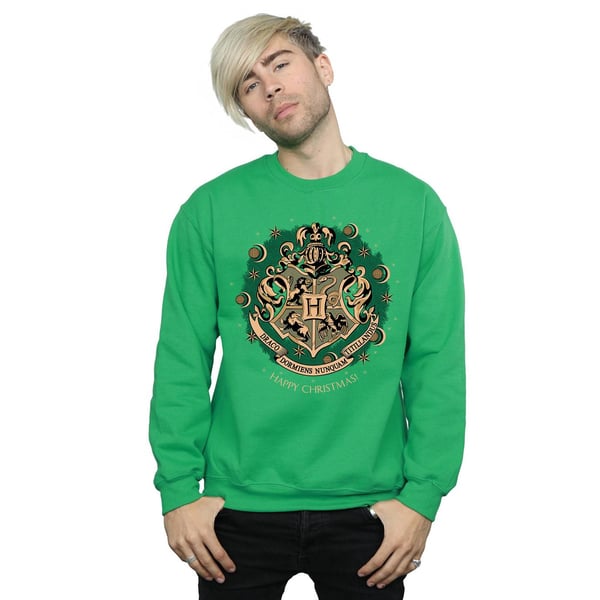 Harry Potter Mens Christmas Wreath Sweatshirt