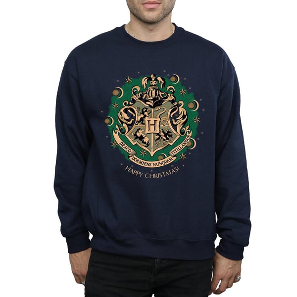 Harry Potter Mens Christmas Wreath Sweatshirt