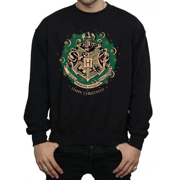 Harry Potter Mens Christmas Wreath Sweatshirt