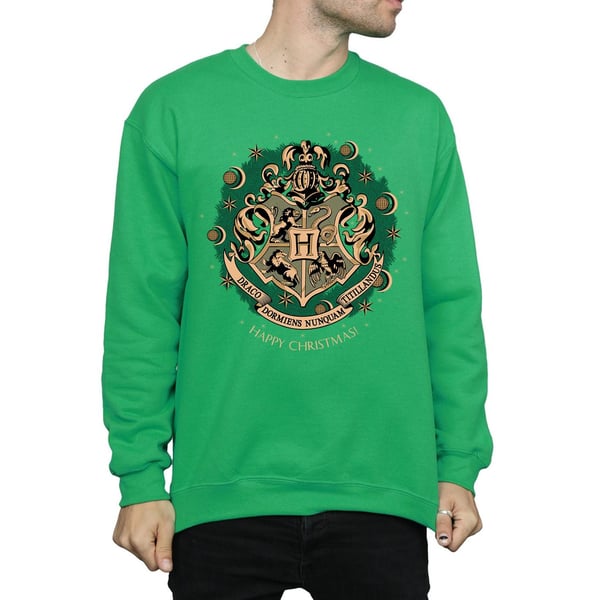 Harry Potter Mens Christmas Wreath Sweatshirt