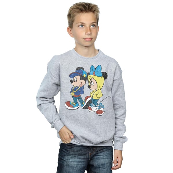 Disney Boys Mickey And Minnie Mouse Pose Sweatshirt