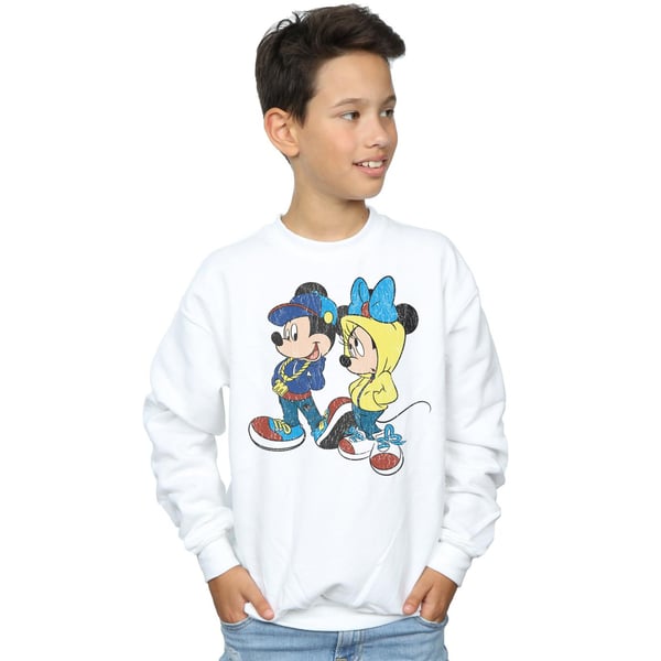Disney Boys Mickey And Minnie Mouse Pose Sweatshirt
