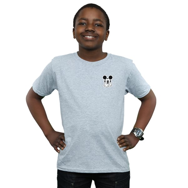 Disney Boys Mickey Mouse Dont Speak Breast Print T-Shirt
