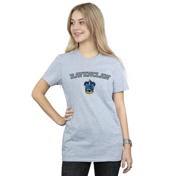 Harry Potter Womens/Ladies Ravenclaw Crest Cotton Boyfriend T-Shirt
