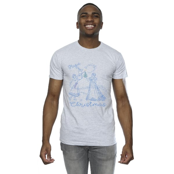 Disney Mens Frozen Magic Christmas T-Shirt