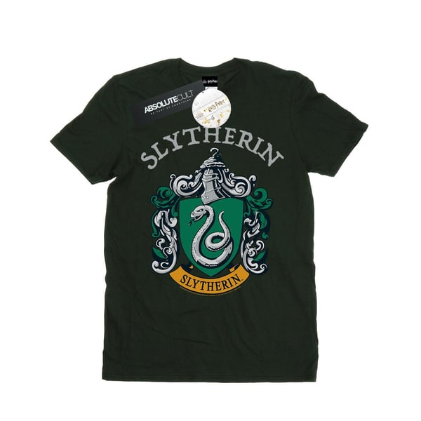 Harry Potter Womens/Ladies Slytherin Crest Cotton Boyfriend T-Shirt