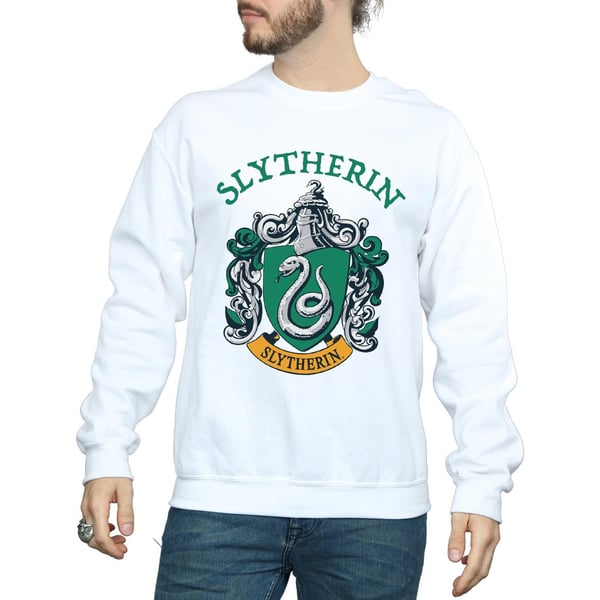 Harry Potter Mens Slytherin Crest Sweatshirt