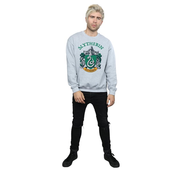 Harry Potter Mens Slytherin Crest Sweatshirt