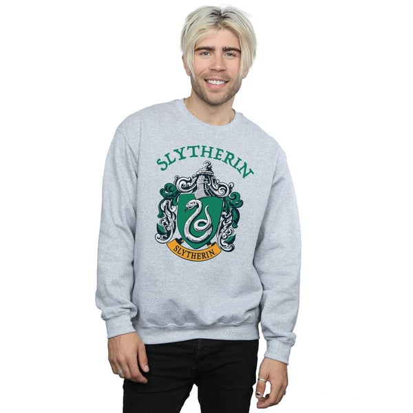 Harry Potter Mens Slytherin Crest Sweatshirt