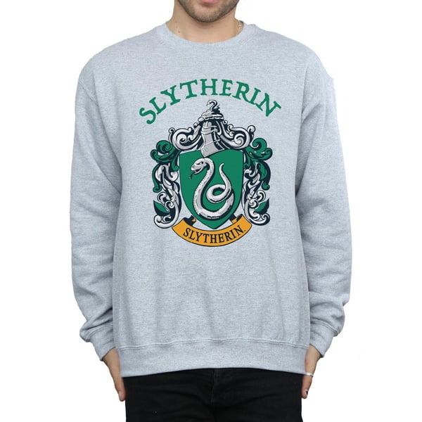 Harry Potter Mens Slytherin Crest Sweatshirt