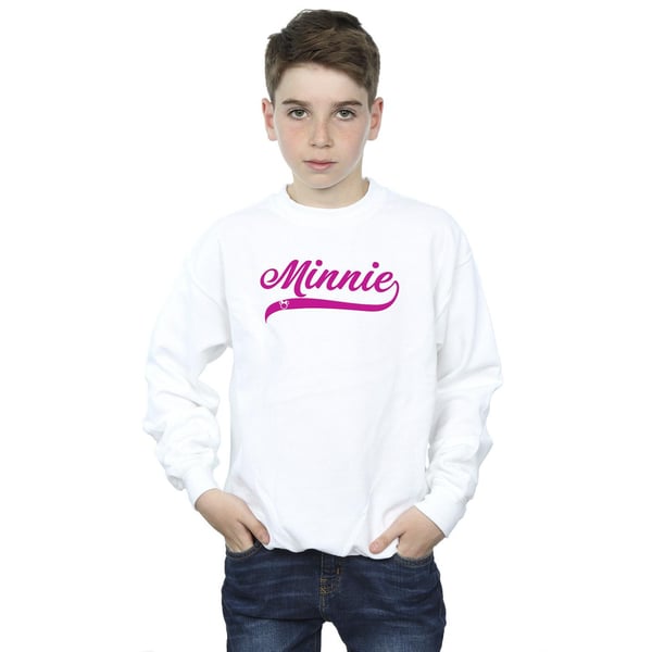 Disney Boys Minnie Mouse Logo Sweatshirt