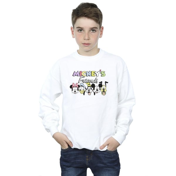 Disney Boys Mickey Mouse And Friends Faces Sweatshirt