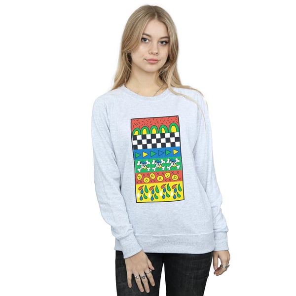 Disney Womens/Ladies Donald Duck Vintage Pattern Sweatshirt