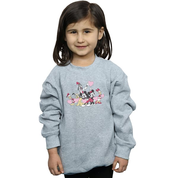 Disney Girls Mickey Mouse Love Friends Sweatshirt