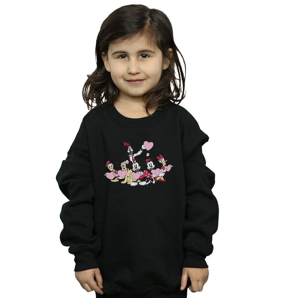 Disney Girls Mickey Mouse Love Friends Sweatshirt