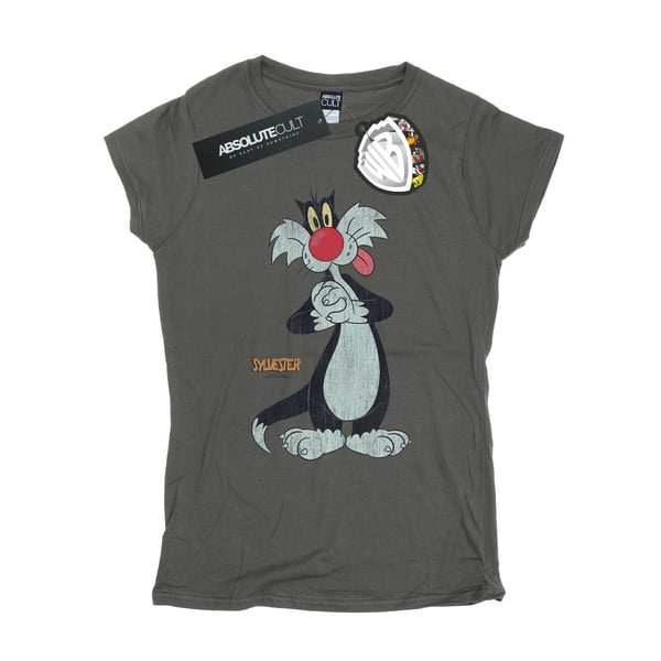 Looney Tunes Womens/Ladies Sylvester Distressed Cotton T-Shirt