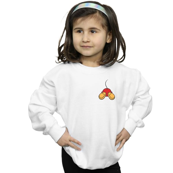 Disney Girls Mickey Mouse Backside Breast Print Sweatshirt