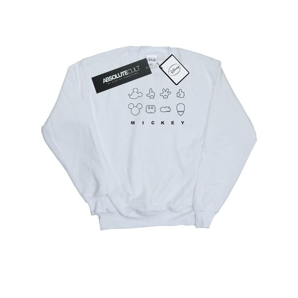 Disney Girls Mickey Mouse Deconstructed Sweatshirt