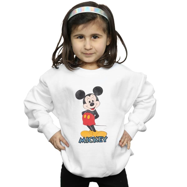Disney Tyttöjen Mikki Hiiri Retro Pose -collegepaita