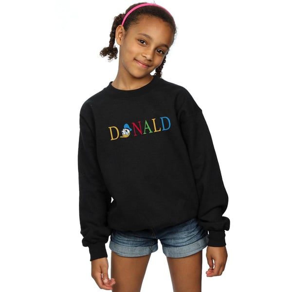 Disney Girls Donald Duck Letters Sweatshirt