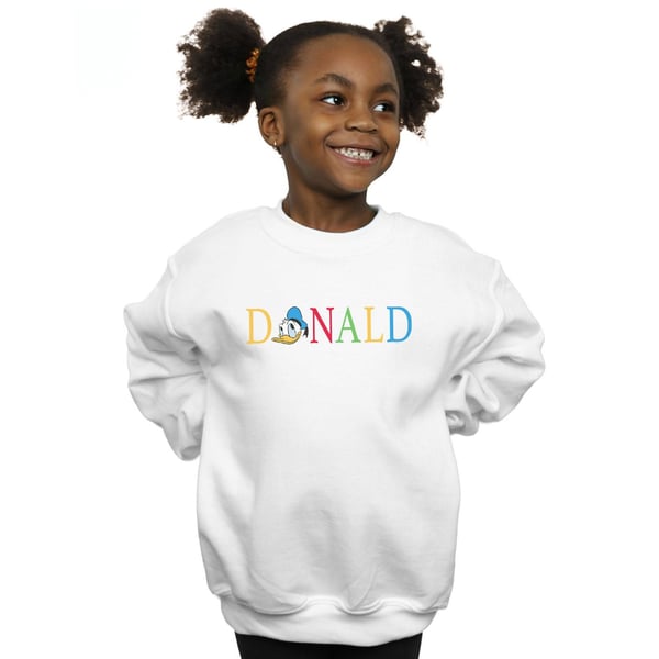 Disney Girls Donald Duck Letters Sweatshirt