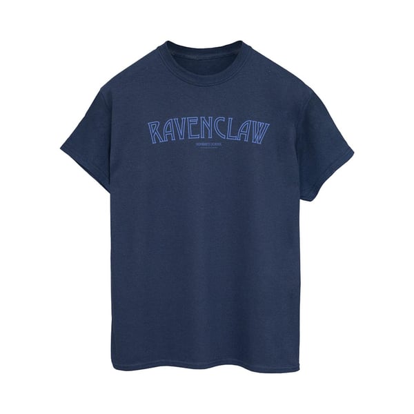 Harry Potter Womens/Ladies Ravenclaw Logo Cotton Boyfriend T-Shirt