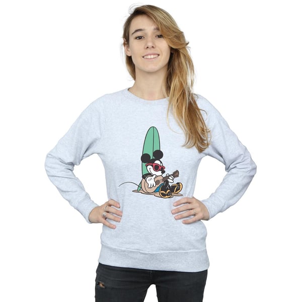 Disney Womens/Ladies Mickey Mouse Surf And Chill Sweatshirt