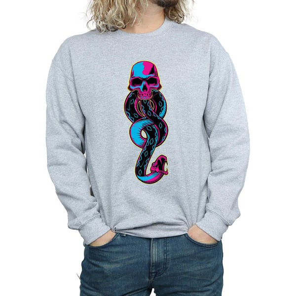 Harry Potter Mens Neon Dark Mark Sweatshirt