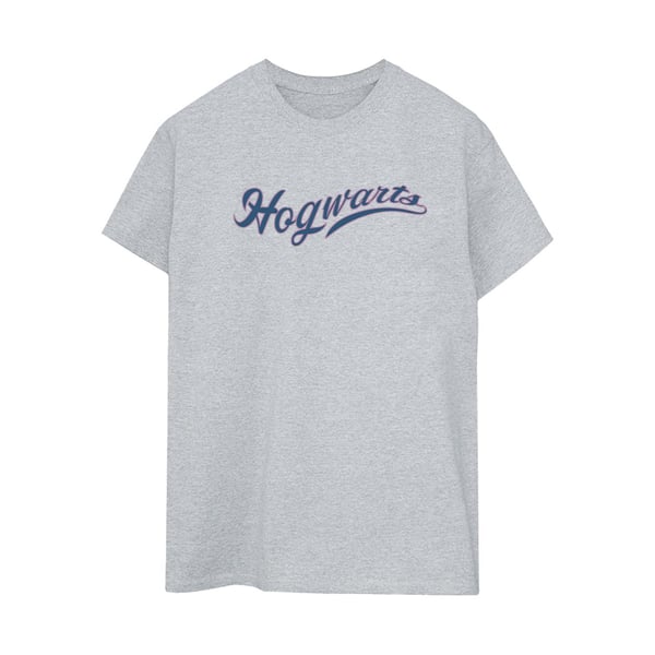Harry Potter Womens/Ladies Hogwarts Writing Cotton Boyfriend T-Shirt