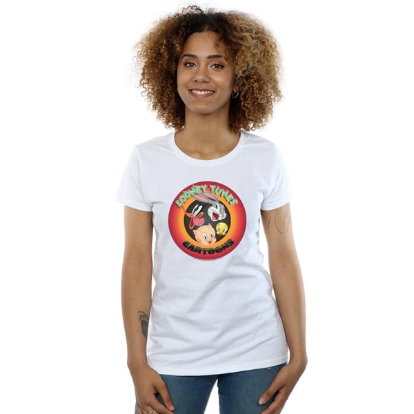 Looney Tunes Womens/Ladies Cartoons Circle Cotton T-Shirt