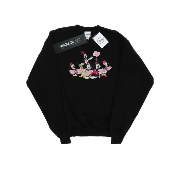 Disney Womens/Ladies Mickey Mouse Love Friends Sweatshirt