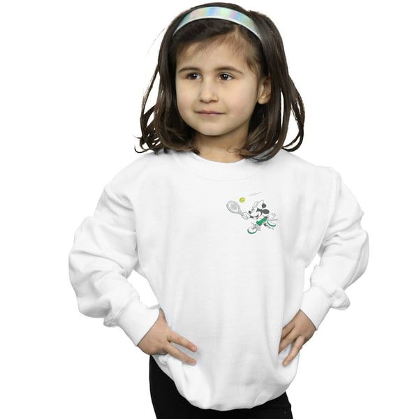 Disney Girls Minnie Mouse Tennis Breast Print Sweatshirt