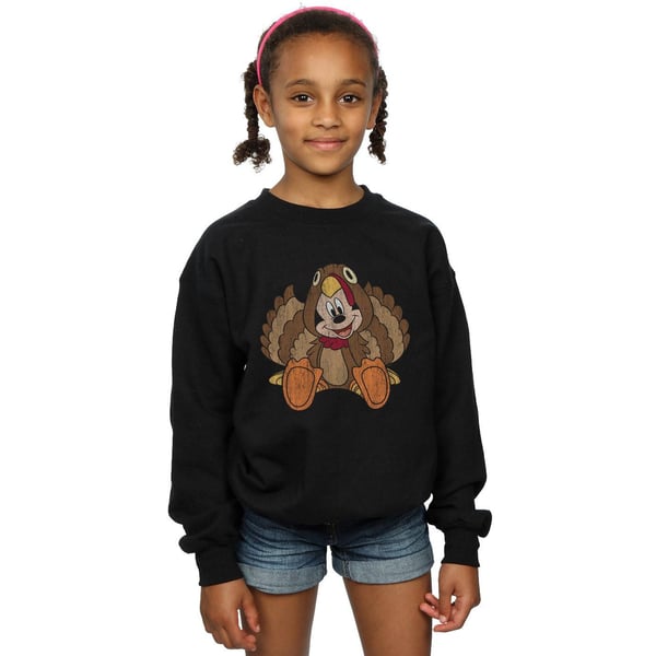 Disney Girls Mickey Mouse Thanksgiving Turkey Costume Sweatshirt