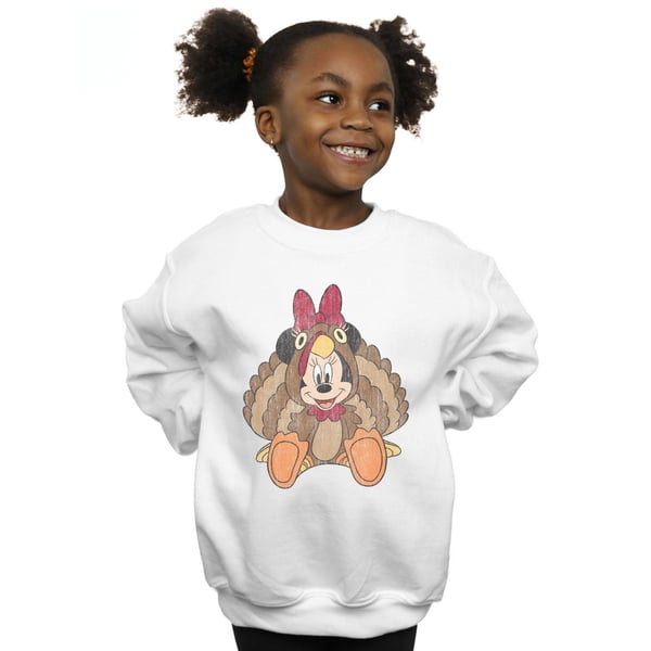 Disney Girls Minnie Mouse Thanksgiving Turkey Costume Sweatshirt