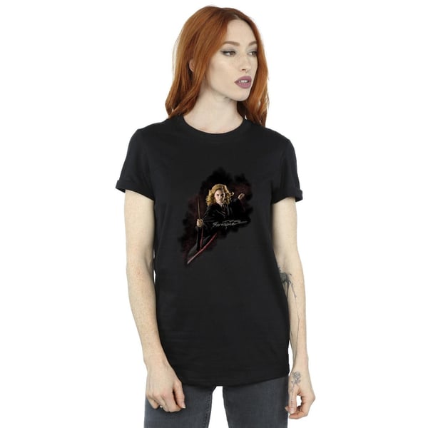 Harry Potter Womens/Ladies Hermione Fight Like A Girl Cotton Boyfriend T-Shirt