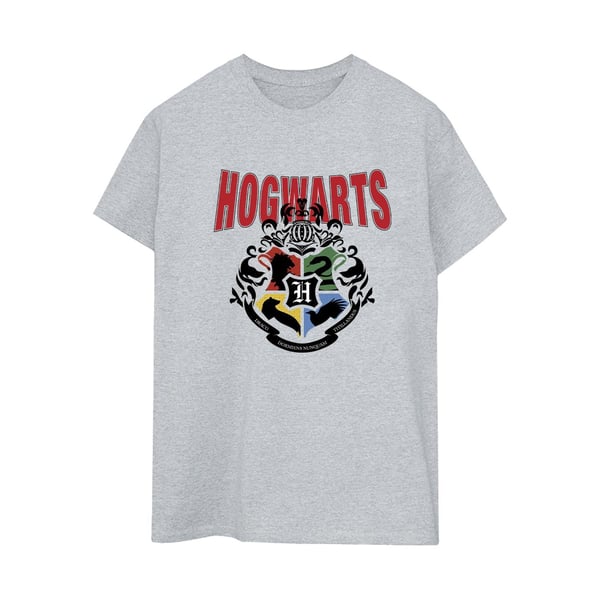 Harry Potter Womens/Ladies Hogwarts Emblem Cotton Boyfriend T-Shirt