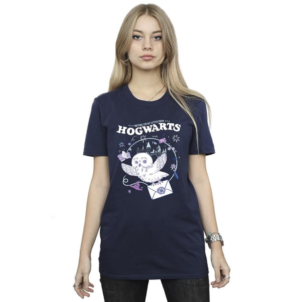 Harry Potter Womens/Ladies Owl Letter From Hogwarts Cotton Boyfriend T-Shirt