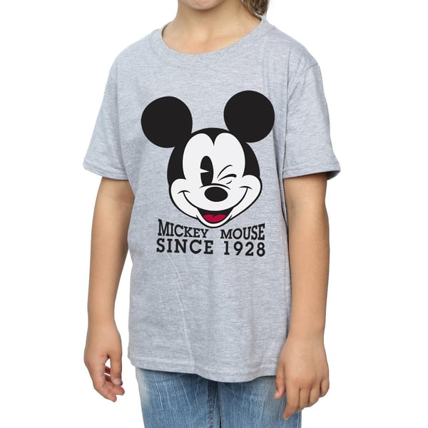 Disney Girls Mickey Mouse Since 1928 Cotton T-Shirt