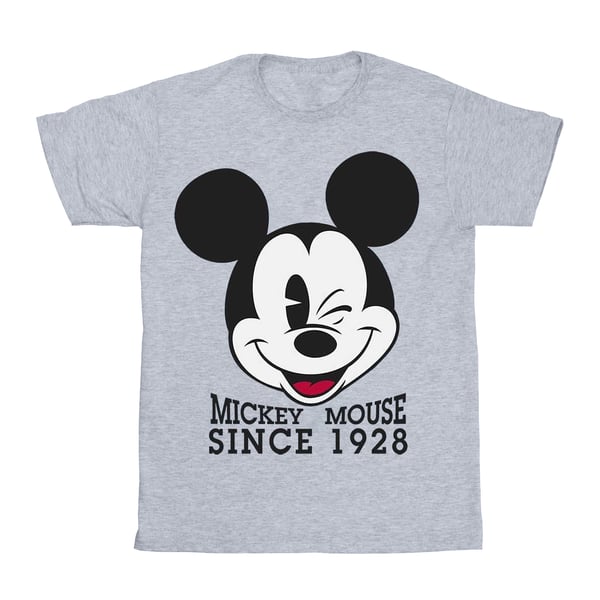 Disney Girls Mickey Mouse Since 1928 Cotton T-Shirt