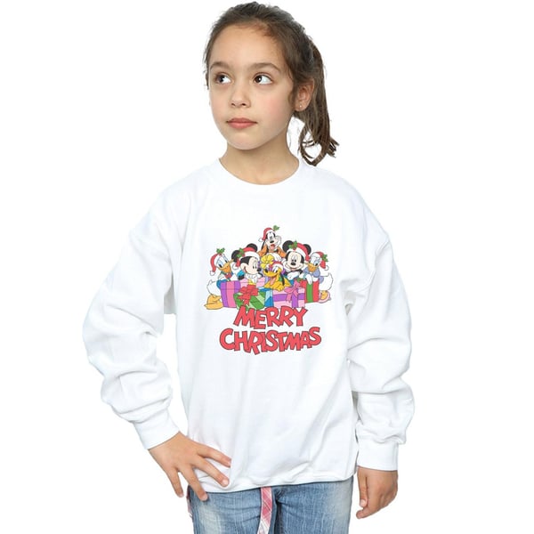 Disney Girls Mickey Mouse And Friends Christmas Sweatshirt