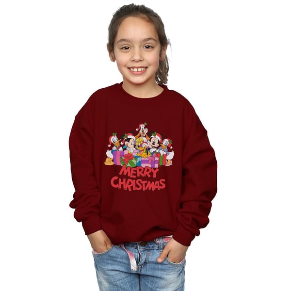 Disney Girls Mickey Mouse And Friends Christmas Sweatshirt