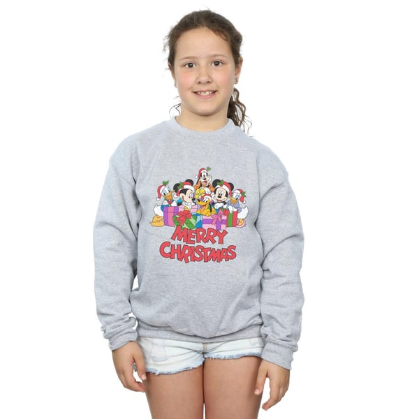 Disney Girls Mickey Mouse And Friends Christmas Sweatshirt