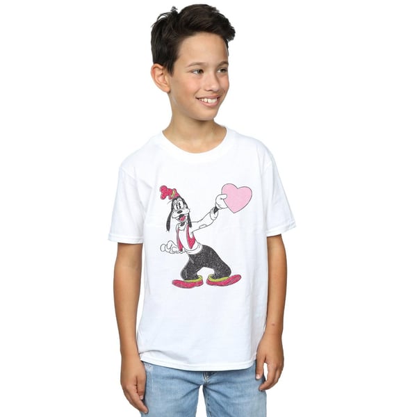 Disney Boys Goofy Love Heart T-Shirt