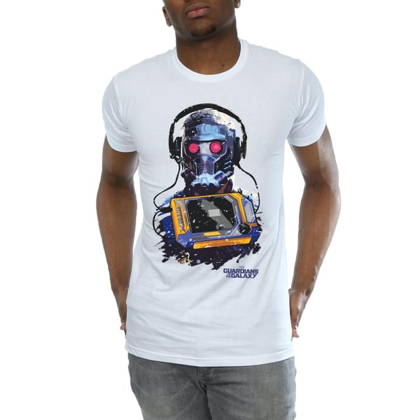 Marvel Mens Guardians Of The Galaxy Star Lord Cassette T-Shirt